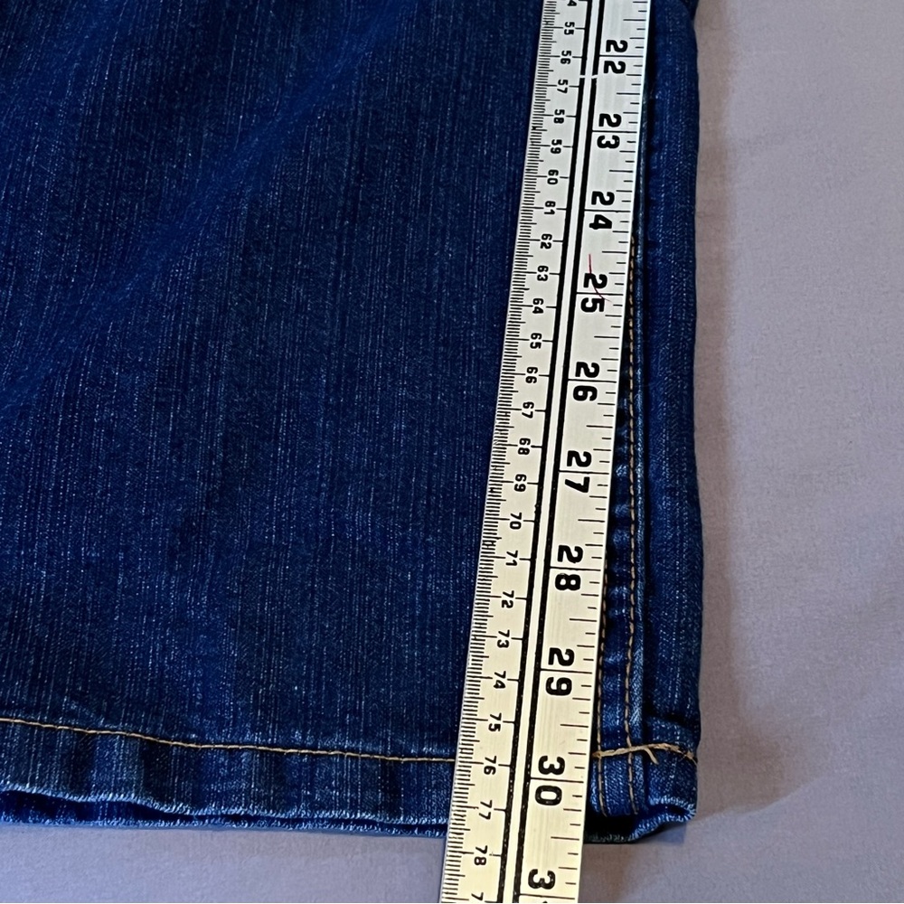 New Wave Woman’s Classic Dark Blue Straight -Leg High Rise Jeans - Picture 10 of 12